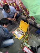变压器材质分析仪调试车间